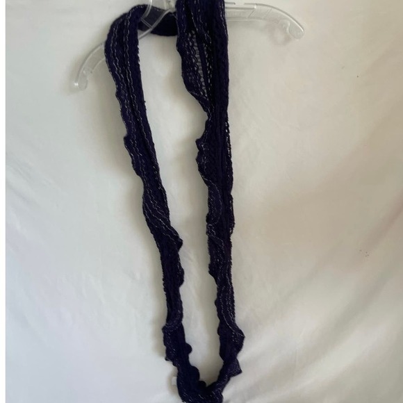 Apt 9 Purple with sliver accents knit scarf - Picture 1 of 4